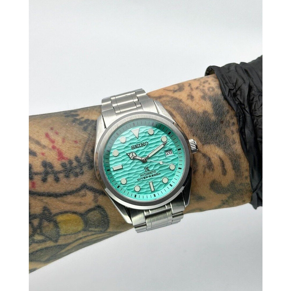 Custom Seiko Mod • Tiffany Ripple Wave Prospex • 39mm